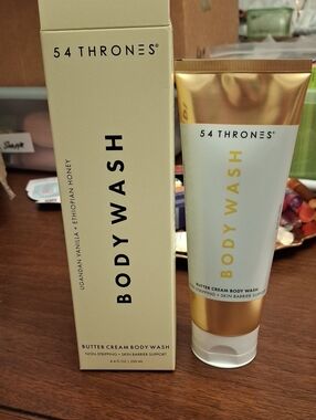 54 Thrones Ugandan Vanilla + Ethiopian Honey Butter Body Wash 250ml Sealed Tube